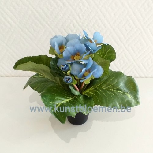 Kunstbloemen - Primila blauw kunstbloemen.be